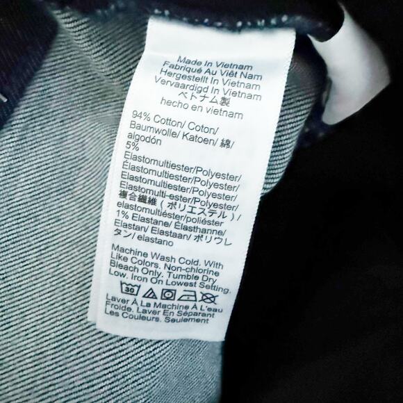 J. CREW | Soft Denim Trouser Signature Stretch High Waist Jeans Dark | 35, 20 - Picture 8 of 8